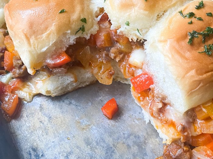Sausage and Pepper Sliders