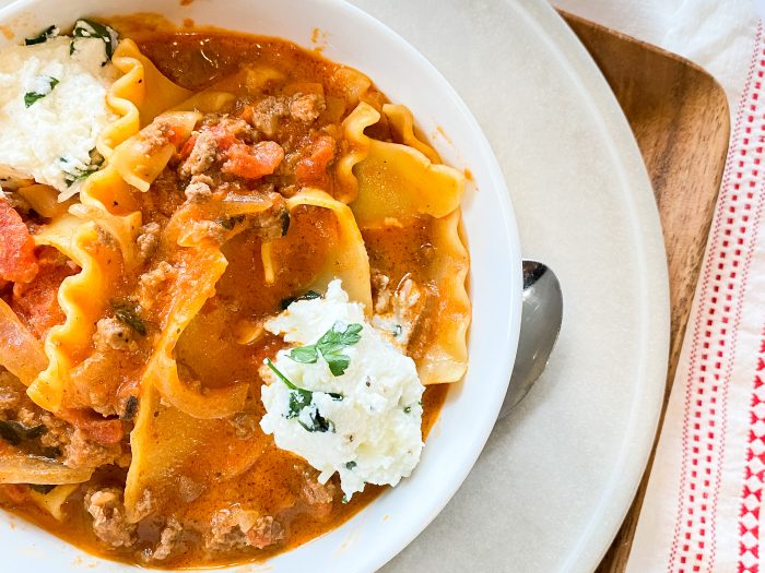 Lasagna Soup